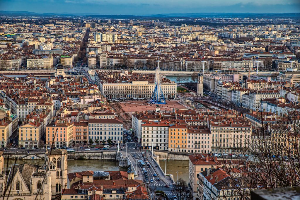 Photo panoramique de Lyon
